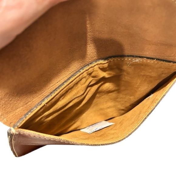 Patricia Nash Italian Leather Tech Portfolio for Mini iPad Tablet Tan NWT - Picture 4 of 4